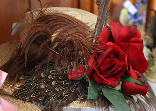 A fancy hat at Cohen Millinery - Greenfield Village A fancy hat at Cohen Millinery - Greenfield Village