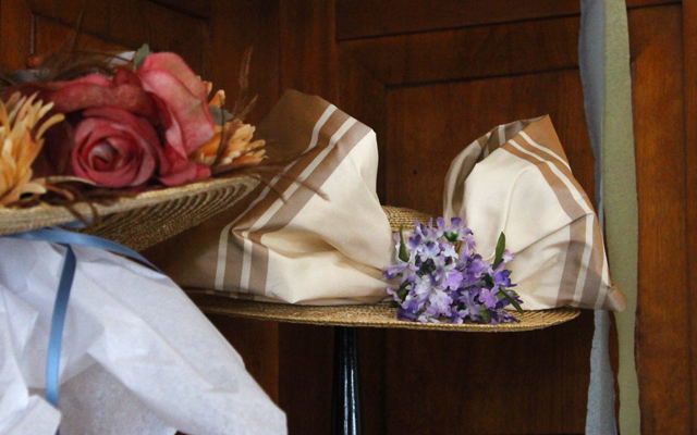 Hats for sale in Mrs. Cohen's Millinery Hats for sale in Mrs. Cohen's Millinery