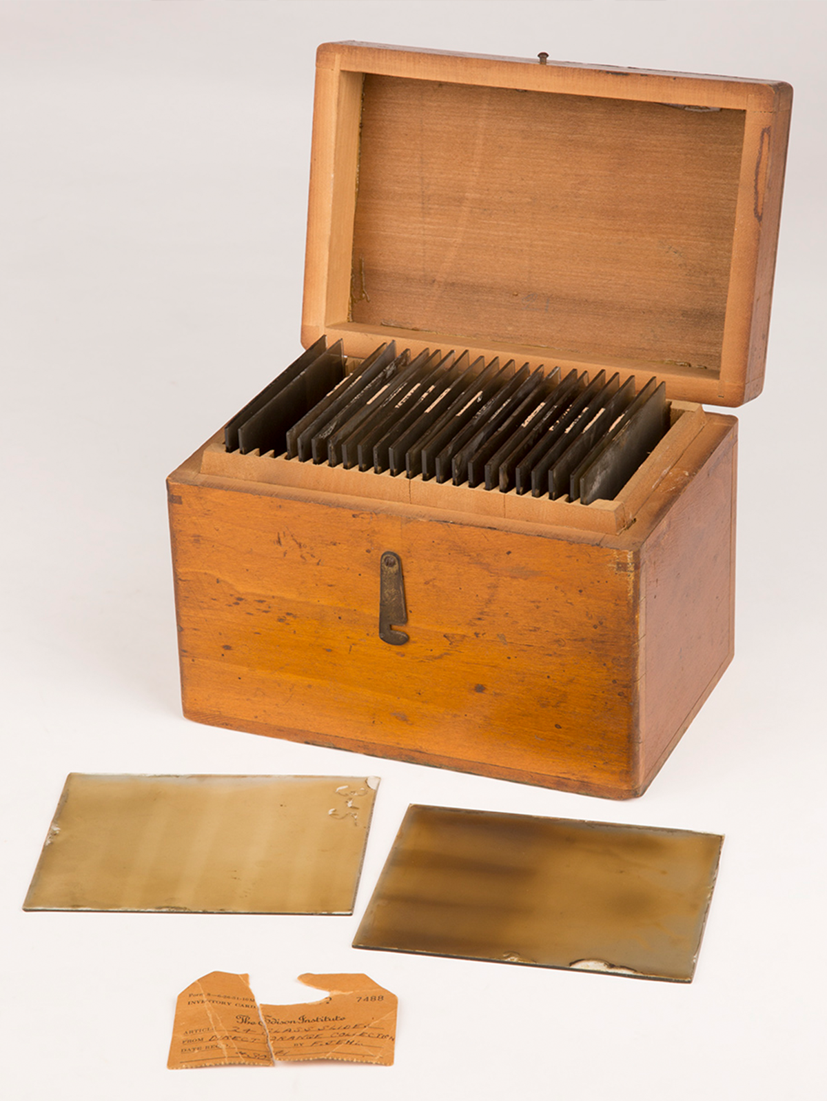 Box of fluoroscope Slides