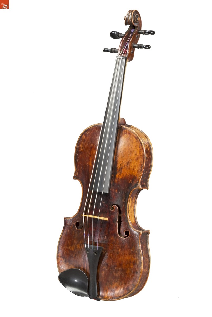 Violin Used by Conrad Ambrose Hoffman Very typical-looking wooden violin