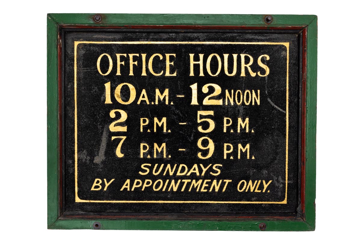 advertising artifact for Dr. W.E Coomer Dog and Cat Hospital, circa 1920. Dr. Ward E. Coomer.