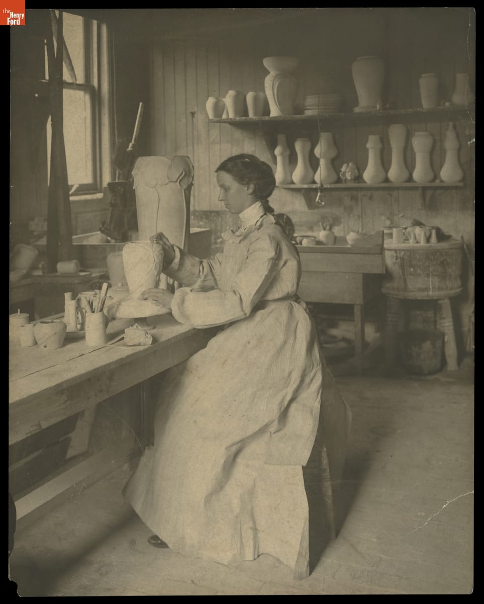 Mary Chase Perry Stratton at Pewabic Pottery Mary Chase Perry Stratton at Pewabic Pottery