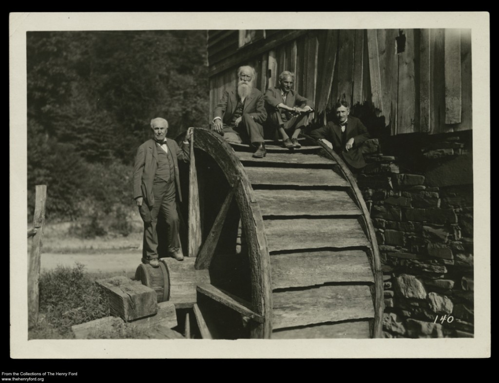Thomas Edison, John Burroughs, Henry Ford, and Harvey Firestone on a Vagabonds Camping Trip, 1918